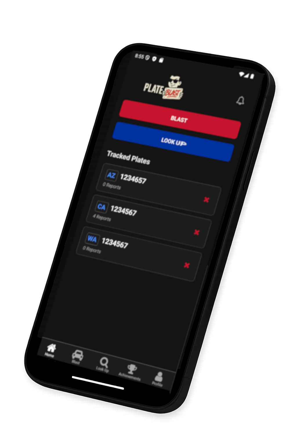 Plate Blast App